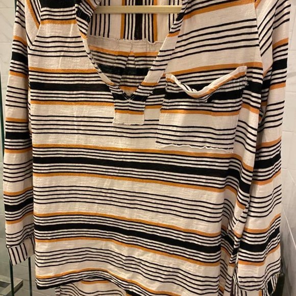 Free People Beach Striped Day Pullover - Picture 3 of 3